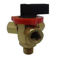 محبس ثلاثي نحاس 1/4M x 1/8F 